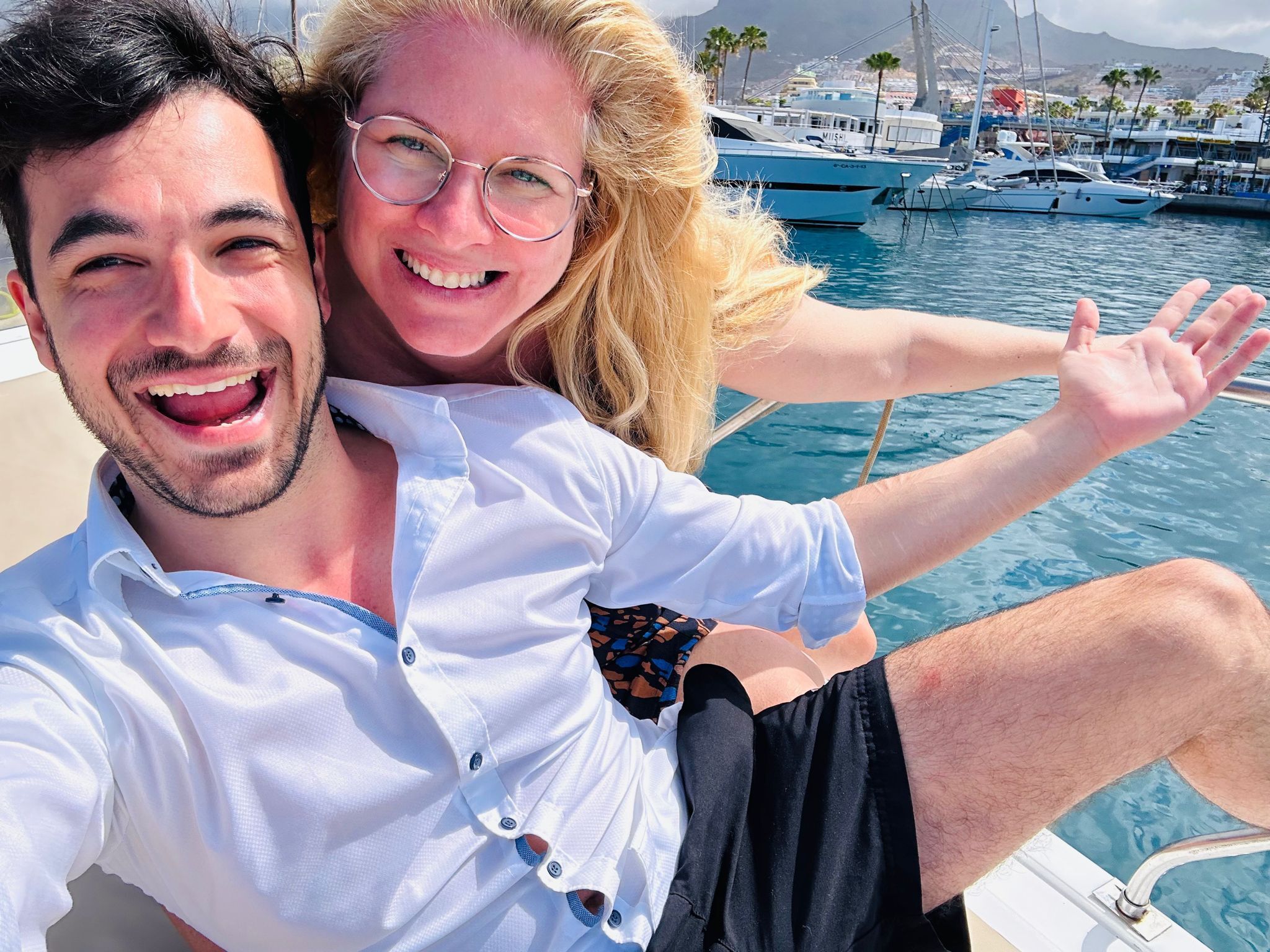 Endlich Urlaub! Vanessa Weber und Partner Marco Wild auf Teneriffa