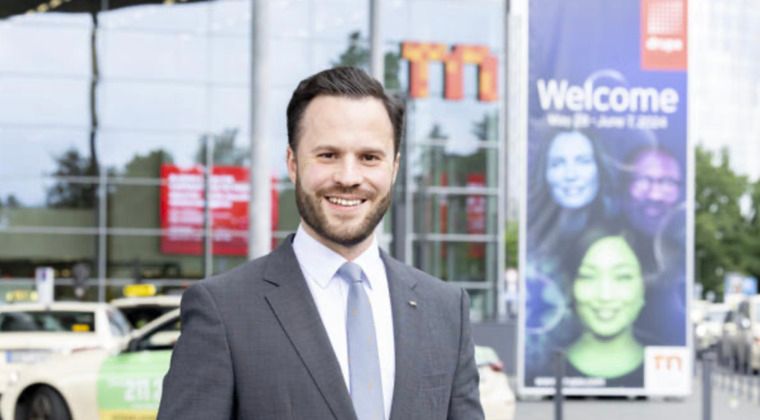 Marius Berlemann ist Geschäftsführer bei der Messe Düsseldorf. - Bild:  PR
