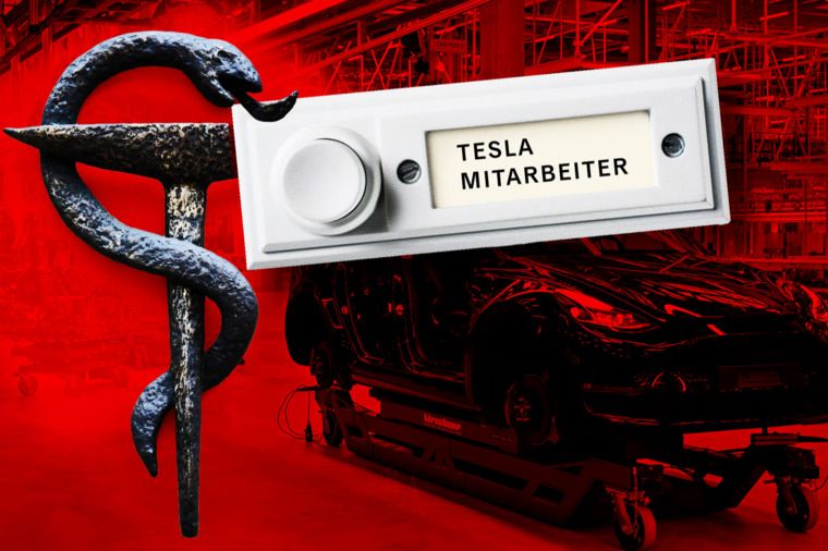 Tesla-Manager klingelten bei Beschäftigten, die sich krank gemeldet hatten - Dpa, Getty (29