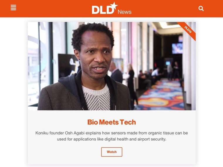 Wie geht’s? Im Video auf DLD News erklärt Osh Agabi, was hinter der revolutionären Technologie seiner Firma steckt.