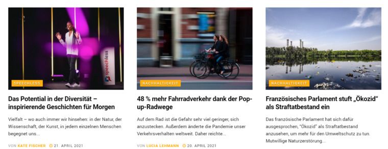Aktuelle Schlagzeilen im Good News Magazin