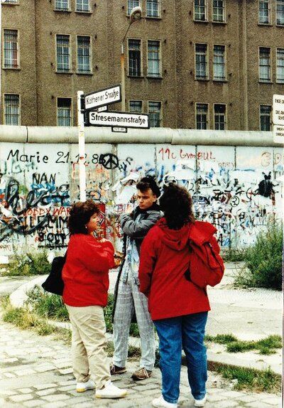 Blick auf Ost-Berlin nahe Anhalter Bahnhof – Stresemannstraße/Köthener Straße bei den legendären Hansa-Studios