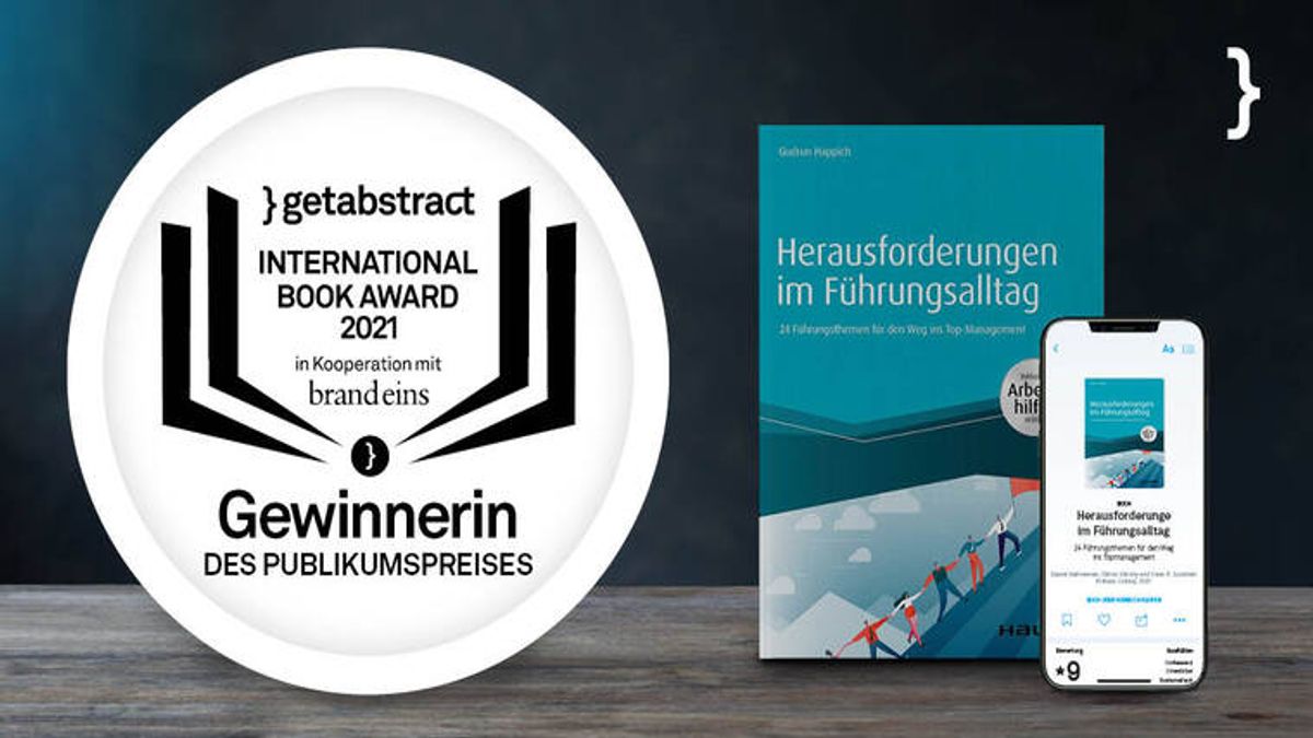 Publikumspreis International Book Award 2021 - get abstract