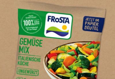 Frosta. Jetzt im Papierbeutel. - Fotoquelle: FROSTA
