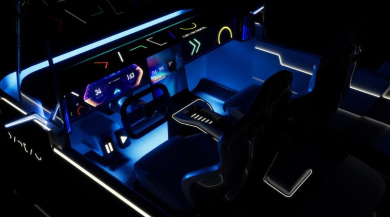 Konzept eines smarten Cockpits. VW will beim Infotainment durch eine neue Kooperation mehr Geschwindigkeit erreichen. - Cariad