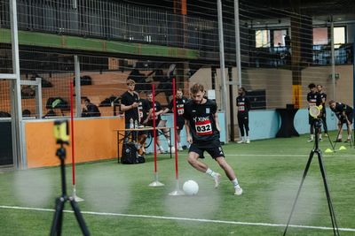 Bei den Combine Days wurde jeder Bewerber auf Herz und Nieren getestet. - Robin Wemmers