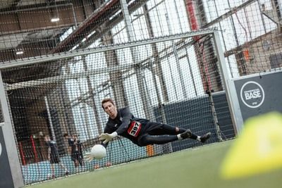 Das Reaktionsvermögen eines Torwarts ist in Spielsituationen entscheidend. - Robin Wemmers