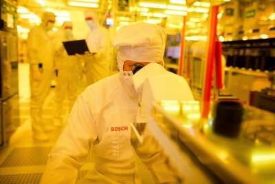 Bosch schaltet sich mit einer neuen Partnerschaft in das Chip-Wettrennen ein. - Foto: picture alliance / Christoph Schmidt/dpa