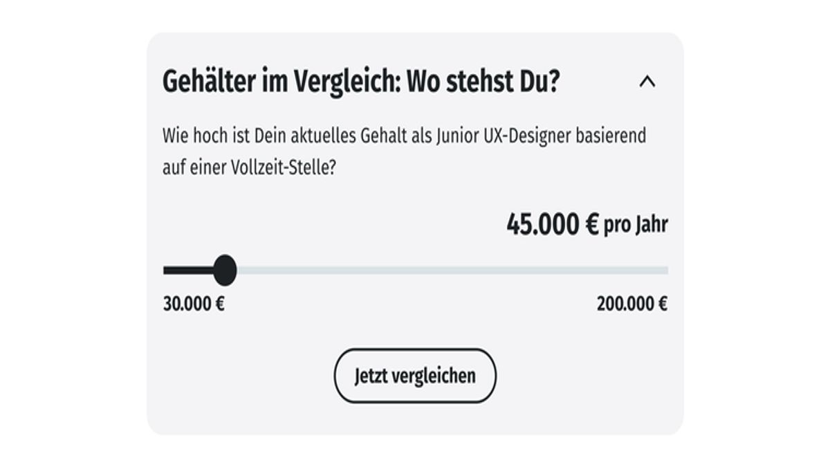 Der Gehaltsvergleich von XING zeigt Dir, wo Du aktuell stehst