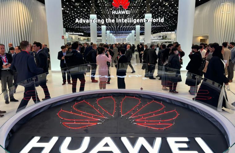 Messeauftritt von Huawei: Der IT-Konzern spielt eine zentrale Rolle für Chinas Aufholjagd bei Chips. - Foto: Wolf von Dewitz/dpa-Zentralbild/