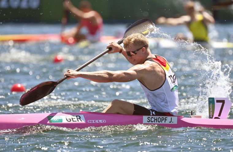Jacob Schopf: Leistungsdruck bekommt Kanute Schopf vor allem bei der Finanzierung der sportlichen Karriere zu spüren. - Foto: imago images/Sven Simon