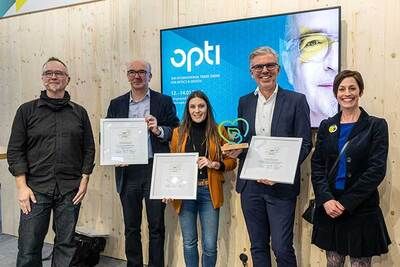 Die Preisverleihung vom opti SUSTAINABILITY YOUNGSTER AWARD 2024