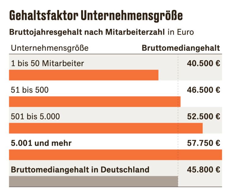 Analysiert wurden 1 Mio. Gehaltsdaten. - Quelle: Stepstone Gehaltsreport 2025