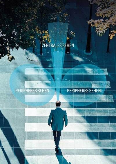 Peripheres und zentrales Sehen