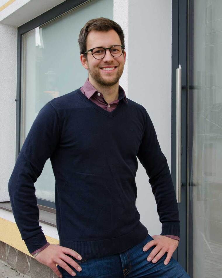 Augenoptikermeister und Gründer Florian Merl
